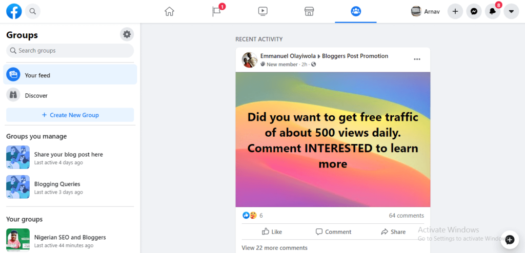 Facebook Groups