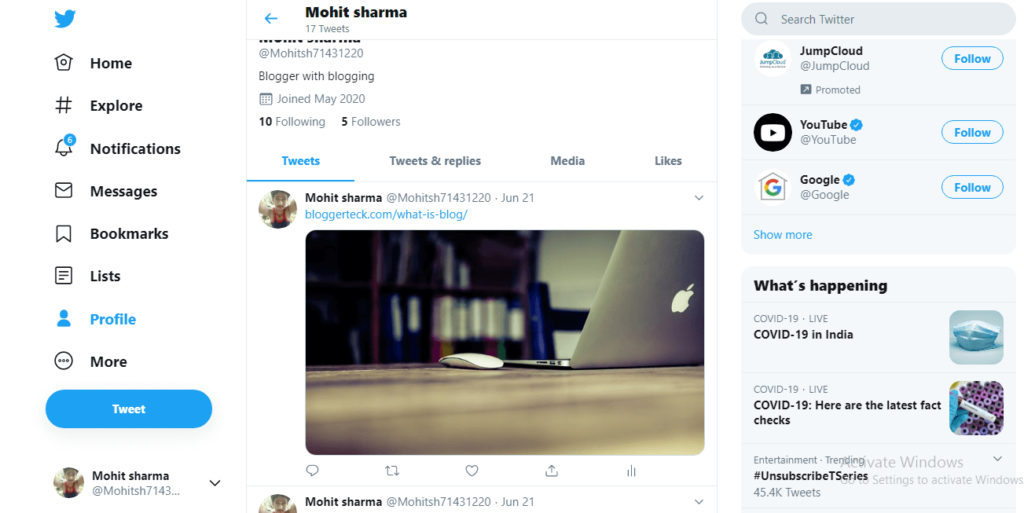 twitter Social media