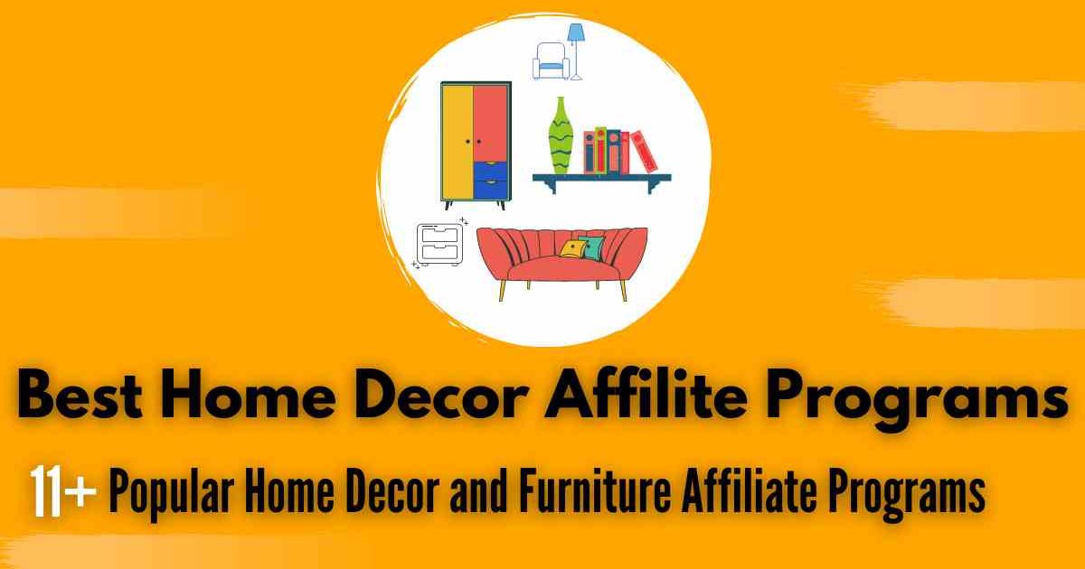 home decor affilite porgrams