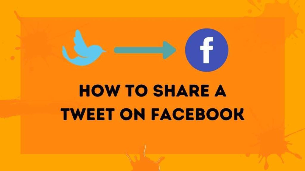 how to share a tweet on facebook
